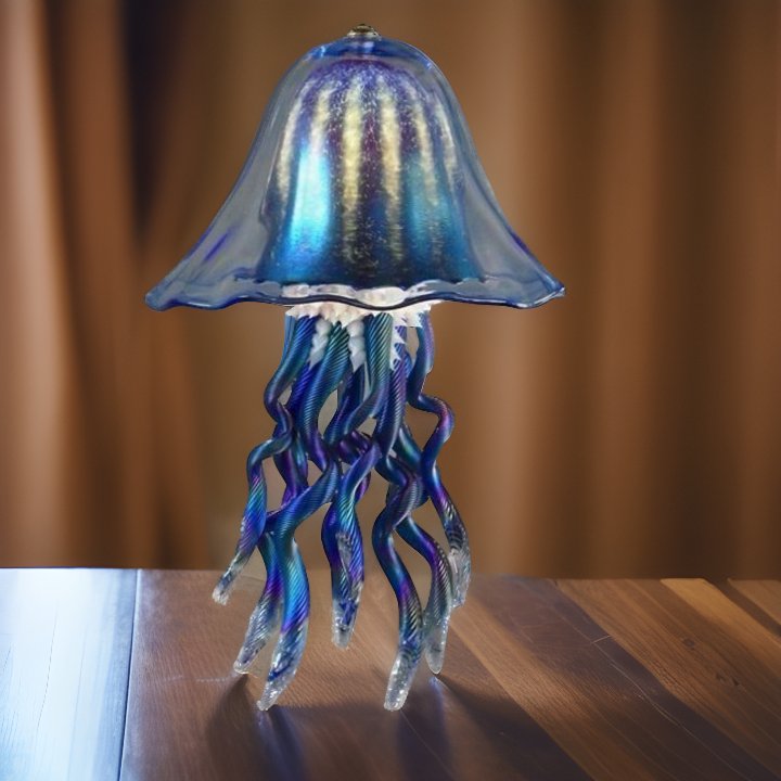 Jellyfish Table Lamp Double Dome Available In 12 Colors