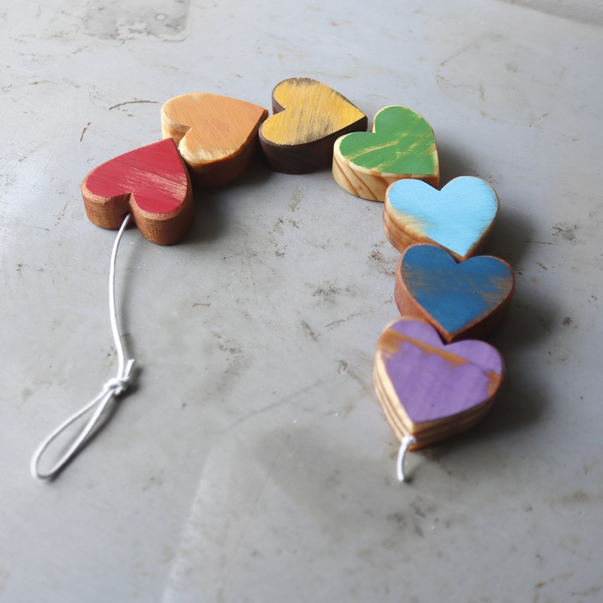 Rainbow Heartstrings - Dennehey Design Co. – Eclectic Treasures
