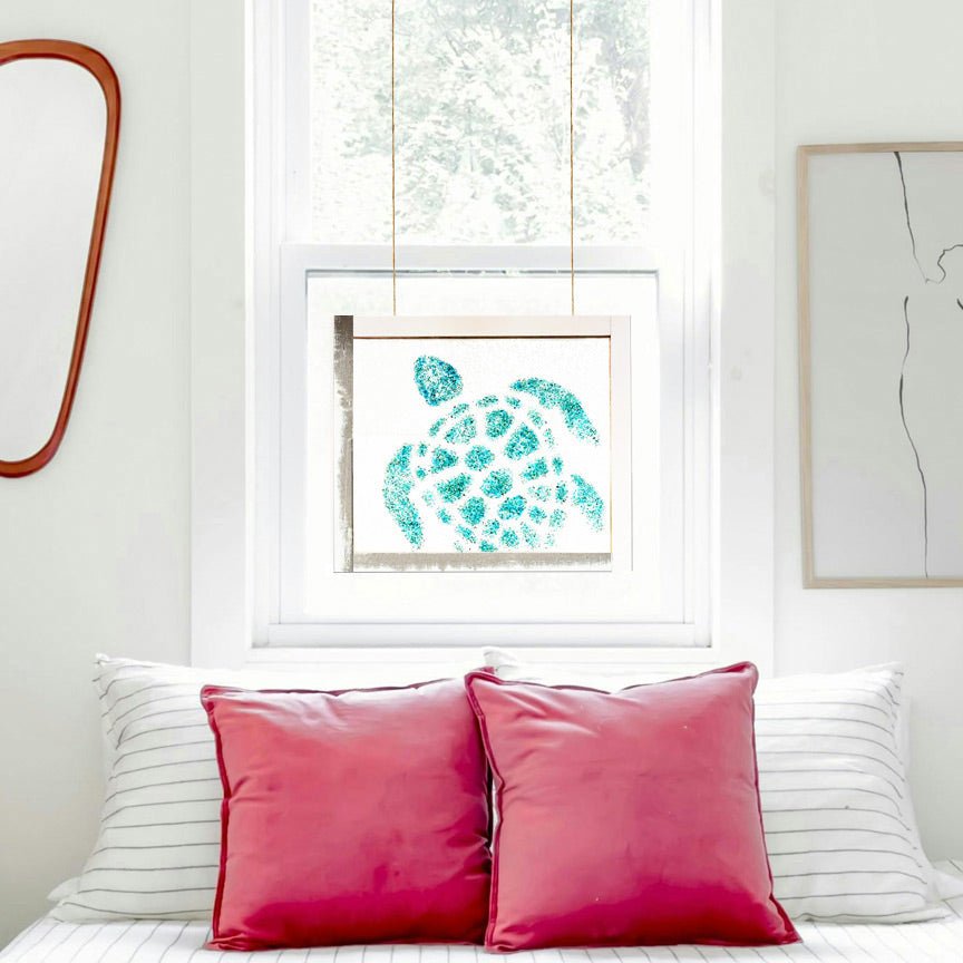 Sea Turtle Window Hanging - Resin Art - Eclectic Treasures – Eclectic ...
