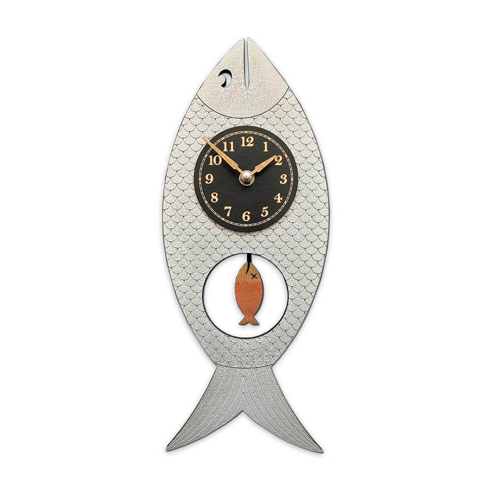 Wanda Fish Clock with Swinging Pendulum – Leonie Lacouette – Eclectic ...