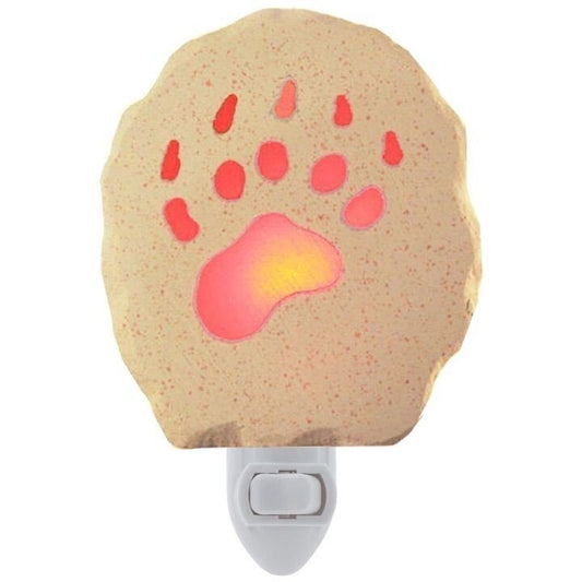 Bear Paw Night Light - Red - Eclectic Treasures
