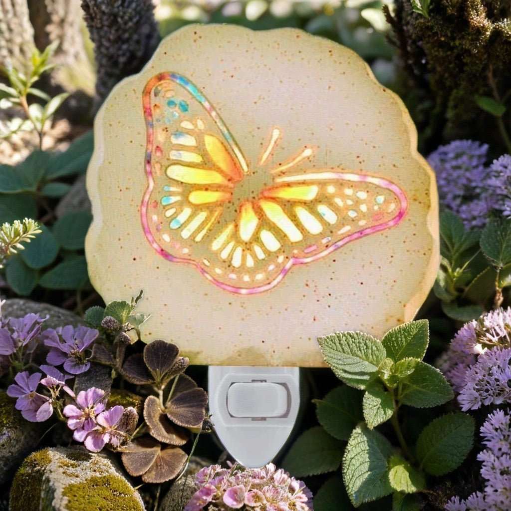Butterfly Nightlight - Multicolor - Eclectic Treasures