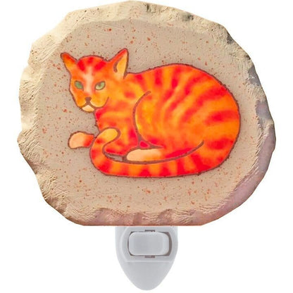 Cat Night Light with Green Eyes - Eclectic Treasures
