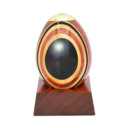 Egg 3" Wooden Kaleidoscope w/ Base 3" - Eclectic Treasures
