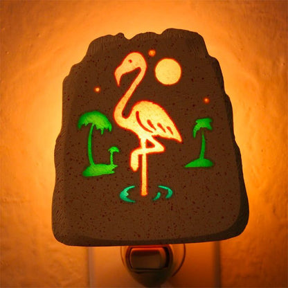 Flamingo Nightlight - Eclectic Treasures