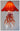Jellyfish Chandelier in Red USA Blown Glass - Eclectic Treasures