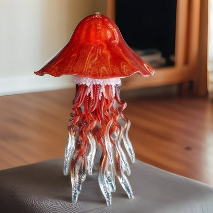 Jellyfish Single Blown Glass Lamp in 12 Colors