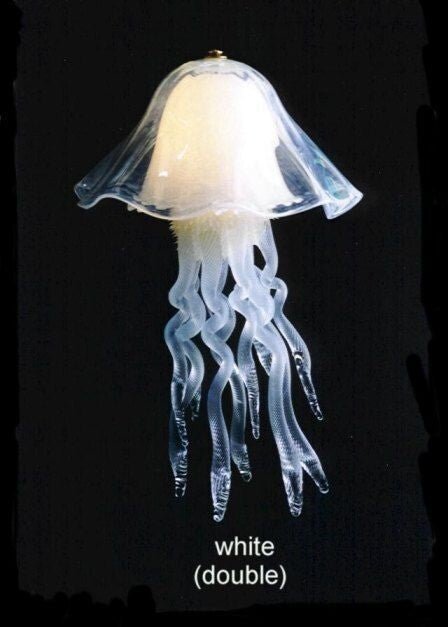 Jellyfish Single Dome Table Lamp in 12 Colors - Eclectic Treasures