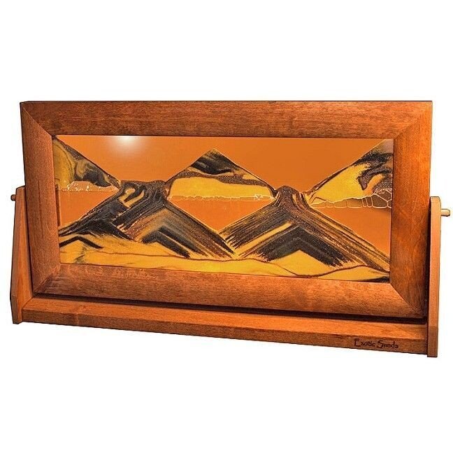 Moving Sand Art Picture XLarge Sunset Orange - Alder - Eclectic Treasures