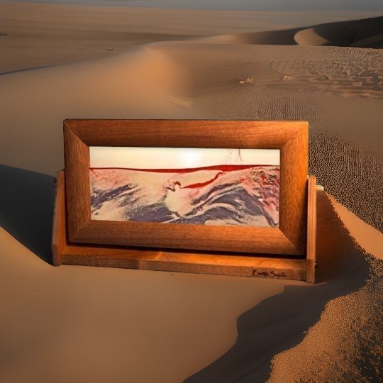 Deluxed  Framed Moving Sand Art - Desktop Series 