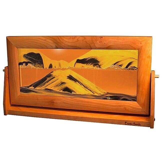 Sand Art Moving Picture X-Large Sunset Orange - Eclectic Treasures