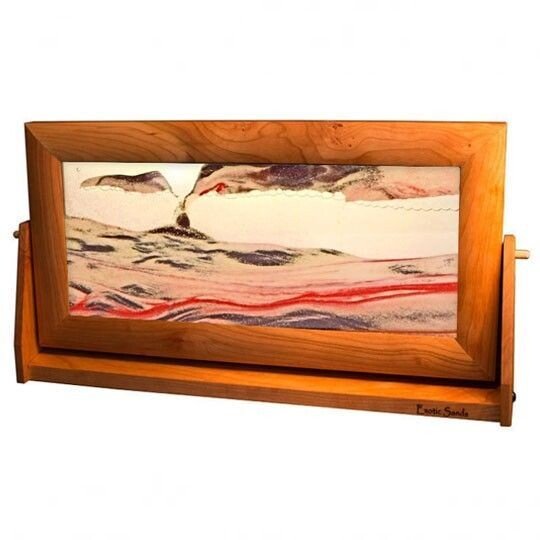 Shifting Sand Pictures X-Large Red Volcanic Clear - Eclectic Treasures