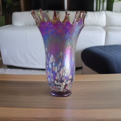 Splash Blown Glass Vase  in 5 Colors