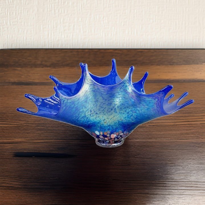 Splash Bowl Blown Glass in 5 Colors - Eclectic Treasures