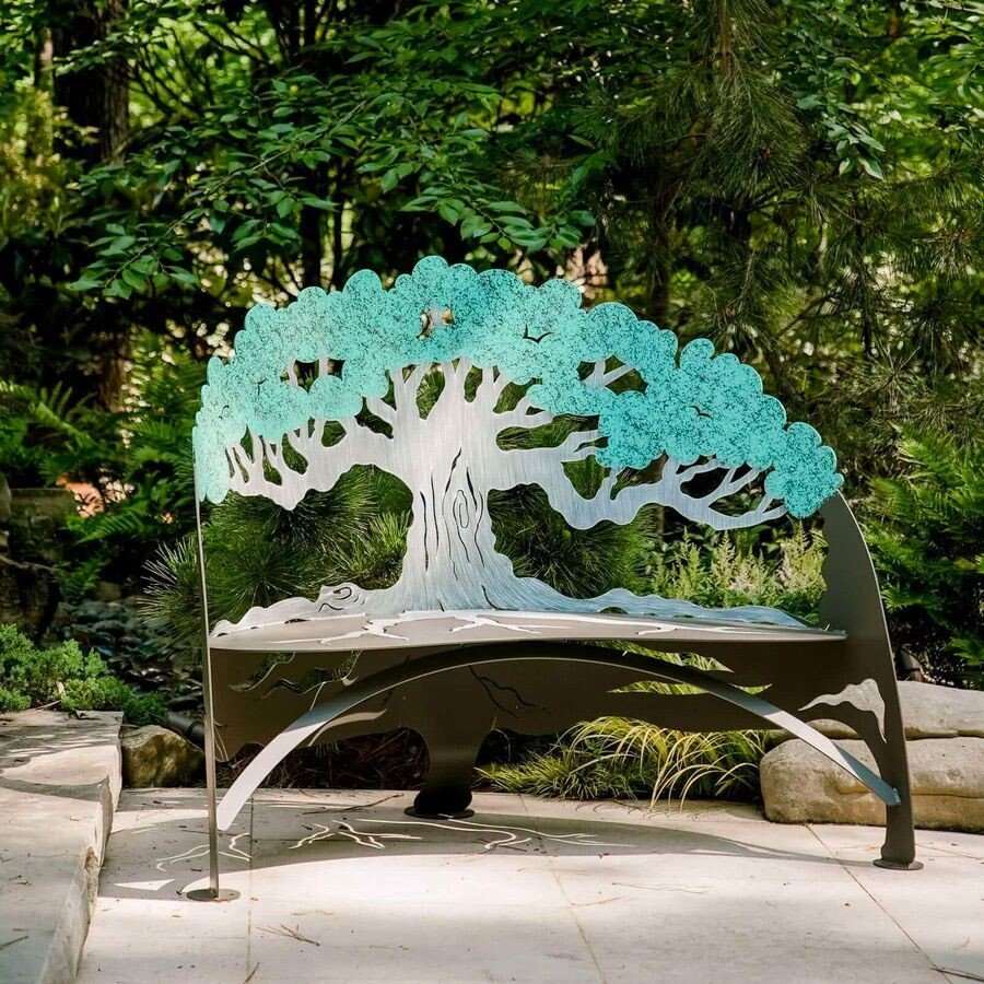 Tree Bench by Cricket Forge 10% OFF - Eclectic Treasures