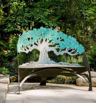Tree Bench by Cricket Forge - Eclectic Treasures