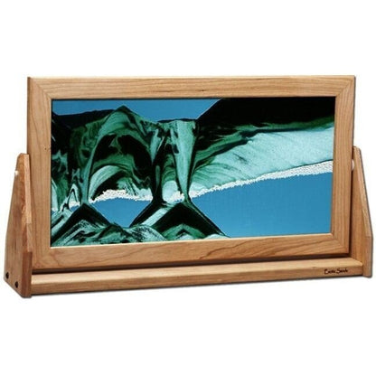 XX-Large Moving Sand Art Picture Summer Turquoise Cherry Frame - Eclectic Treasures